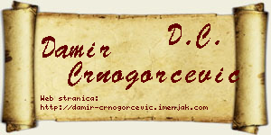 Damir Crnogorčević vizit kartica